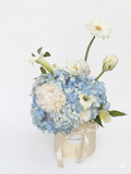 Hydrangeas Basket Blue